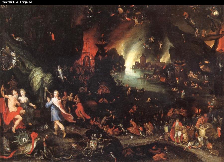 Jan Brueghel The Elder Orpheus in the Underworld